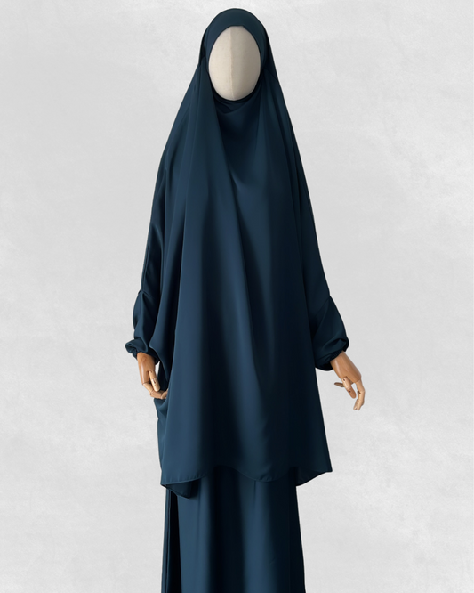 Instant 2 Piece Jilbab- Peacock