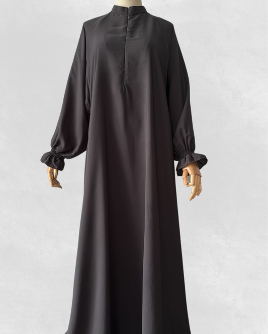 TAQWA essential Abaya - Charcoal