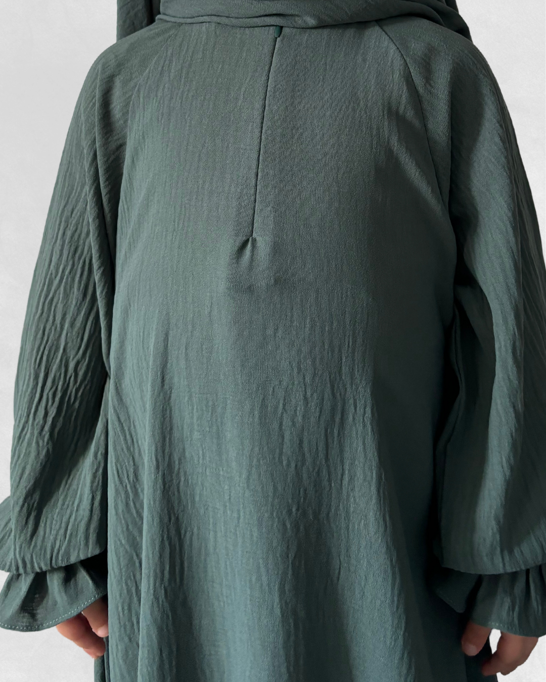 Mini essential abaya- Sea green