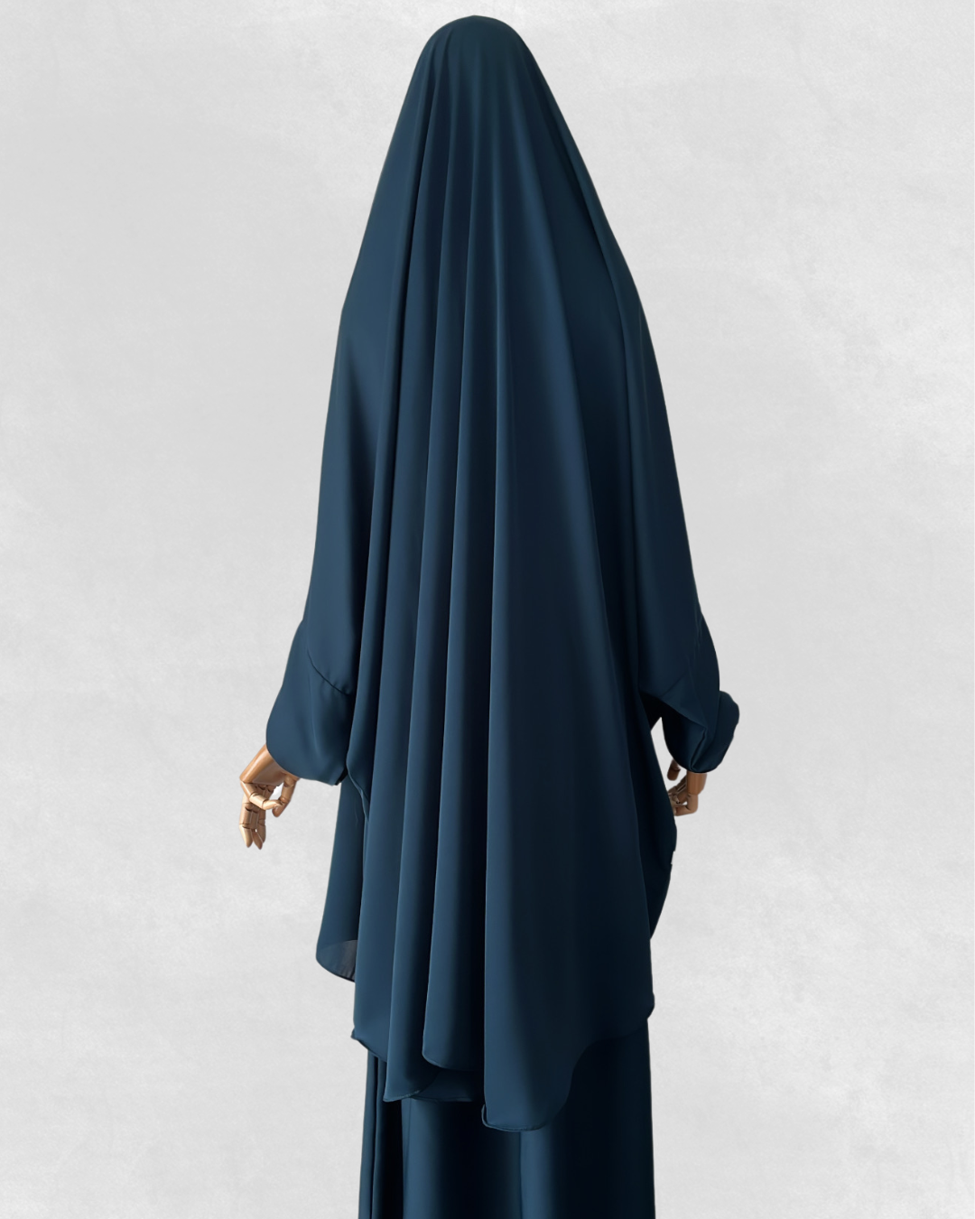 Instant 2 Piece Jilbab- Peacock