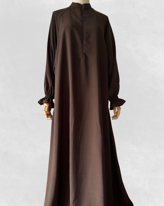 TAQWA essential Abaya - Fudge