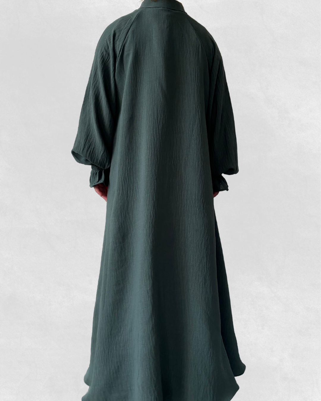 Mini essential abaya- Sea green