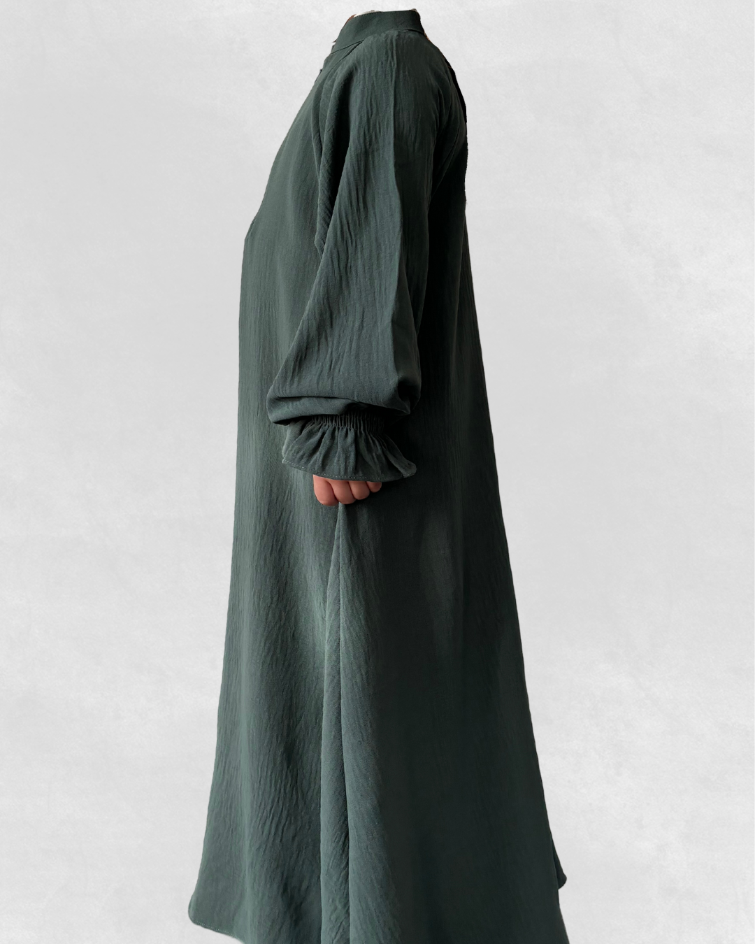 Mini essential abaya- Sea green