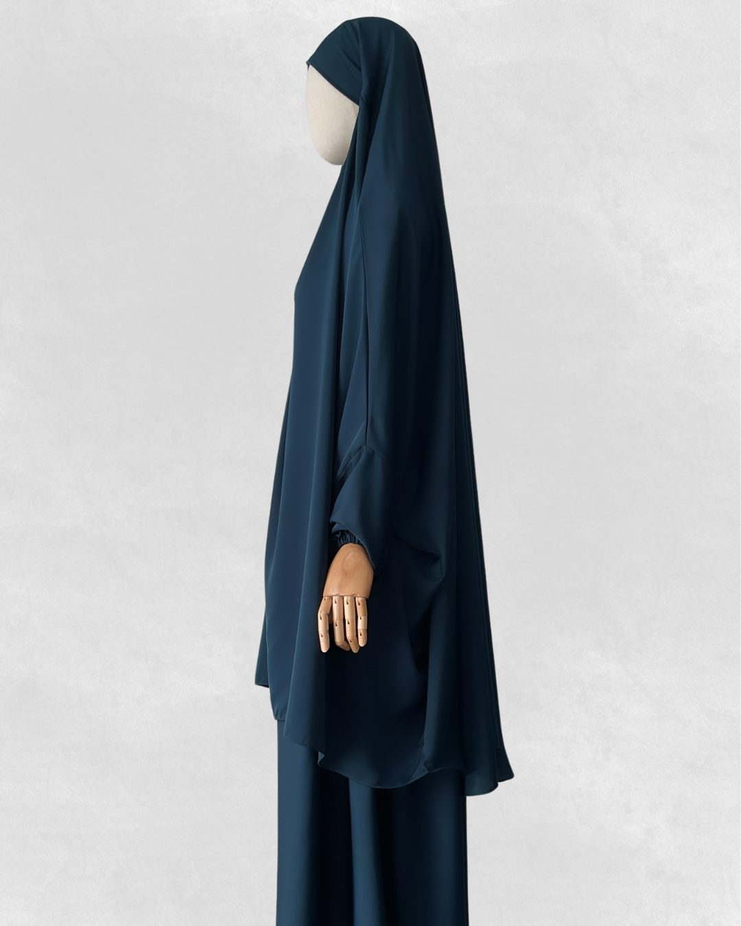 Instant 2 Piece Jilbab- Peacock